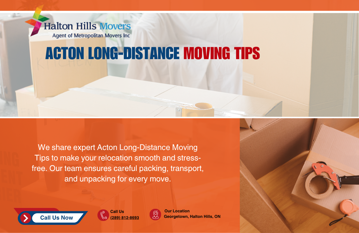 Acton Long-Distance Moving Tips