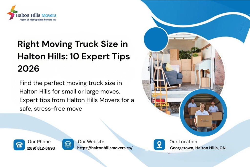 moving truck size in Halton Hills