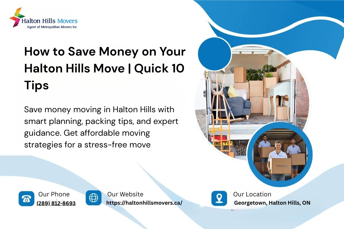 Save Money on Your Halton Hills Move