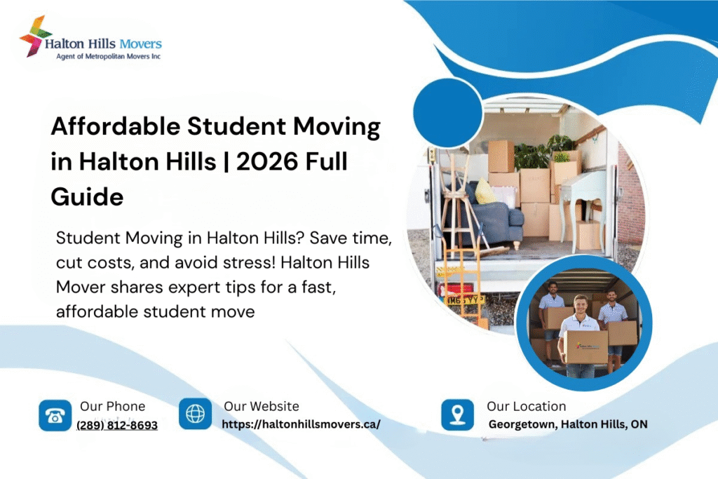 Student Moving in Halton Hills
