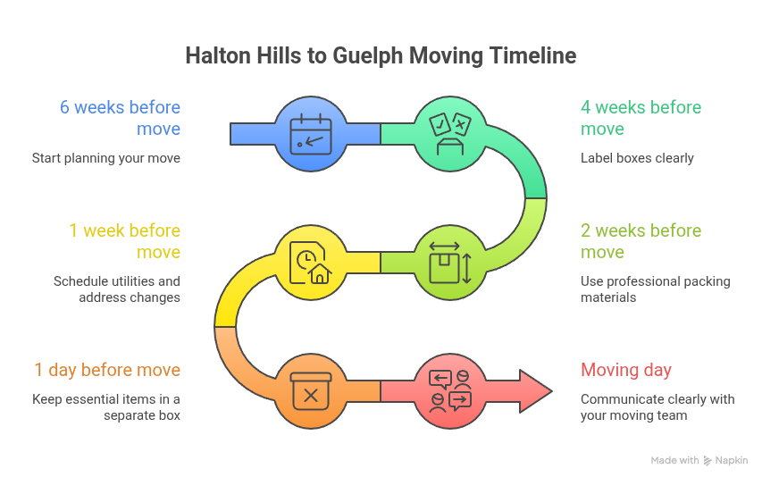 Halton Hills to Guelph moving services