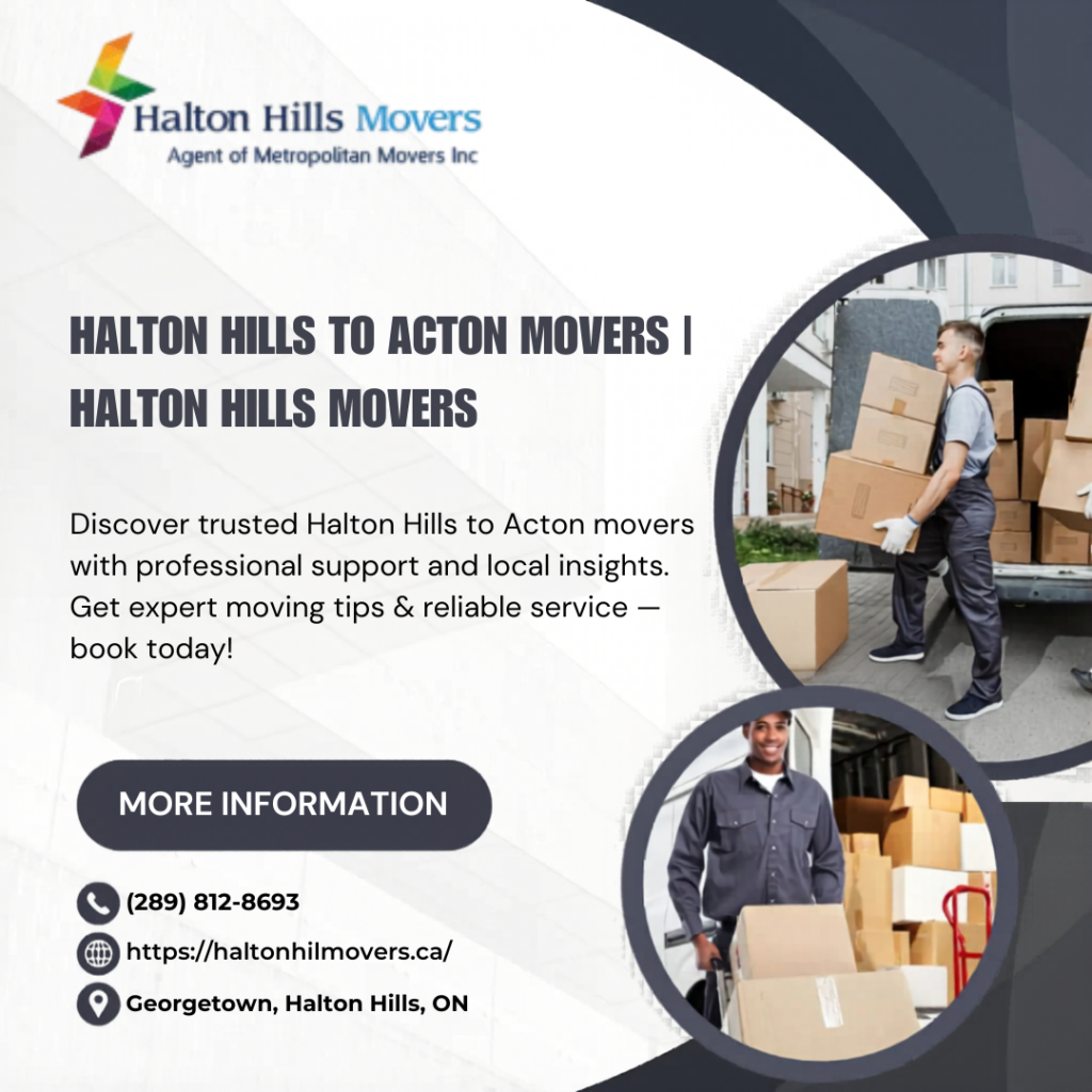 best Halton Hills to Acton movers
