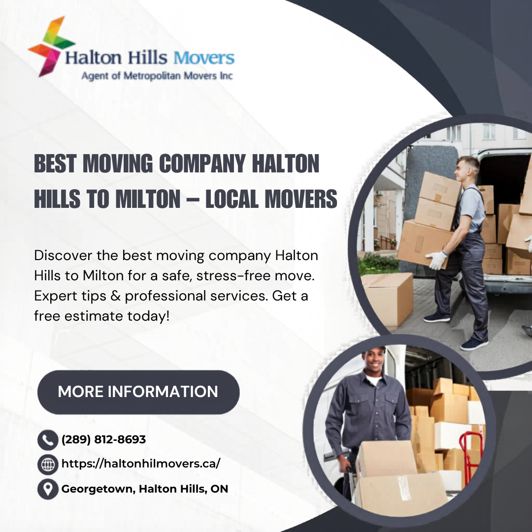 best moving company Halton Hills to Milton