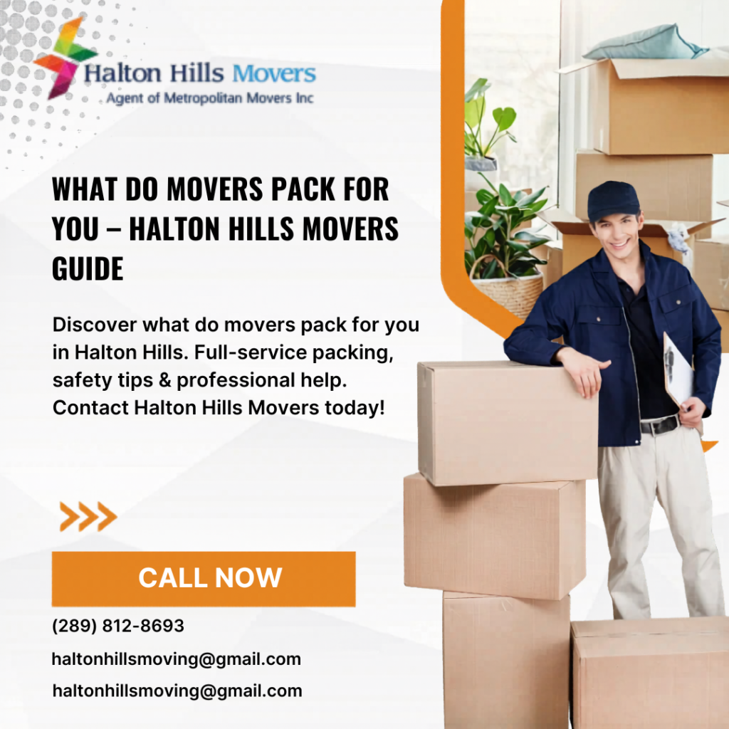 what do movers pack for you