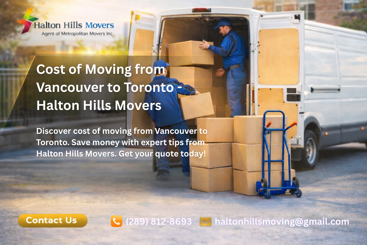 cost of moving from vancouver to toronto