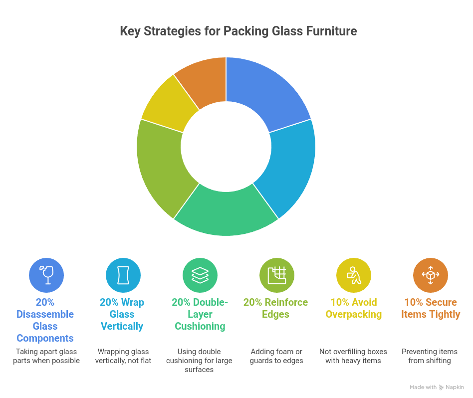 best ways to pack glass furniture