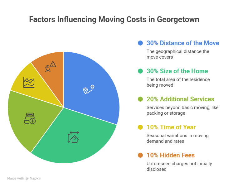 how much do movers cost in Georgetown