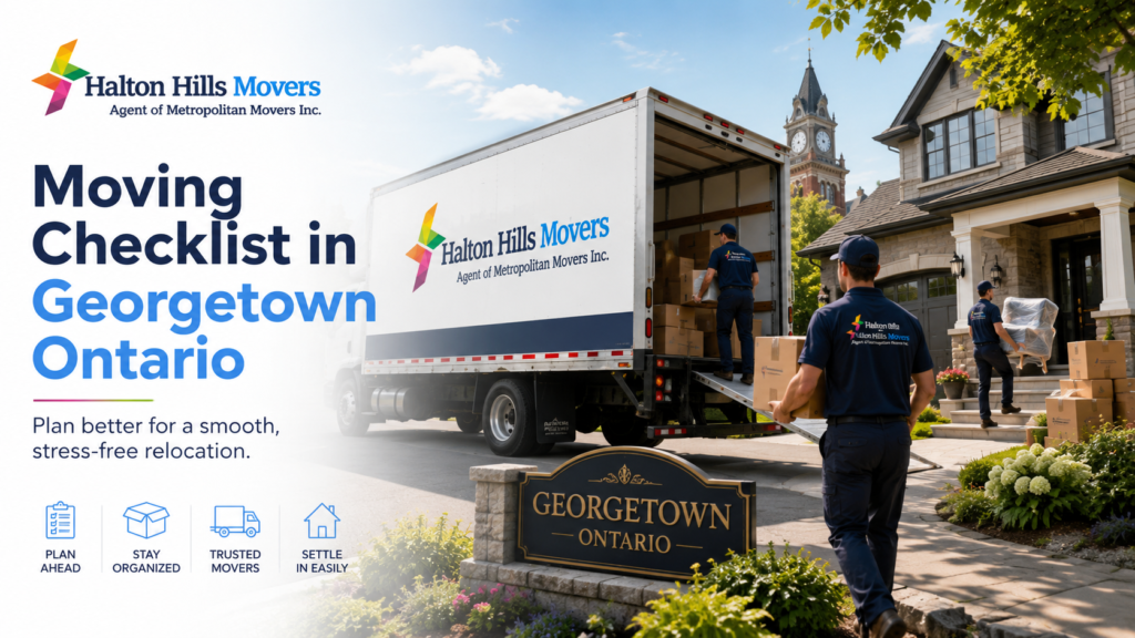 moving checklist in Georgetown Ontario